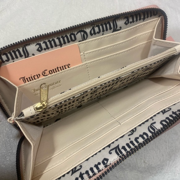 Juicy couture Womans bag set 3pc blush pink deboss backpack wallet coin purse main image 6